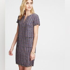 Ann Taylor Tweed Dress Sz 12